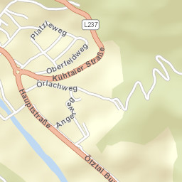 Oetz Street Map