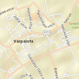 Várpalota Street Map