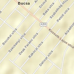 Bucsa Street Map