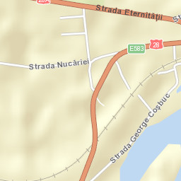 Târgu Frumos Street Map
