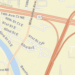 444-498 9th Avenue Northeast, Puyallup Street Map