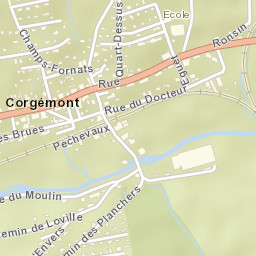 Corgémont Street Map
