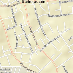 Steinhausen Street Map