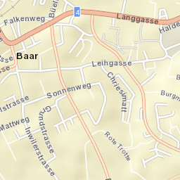 Baar Street Map