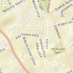 Székesfehérvár Street Map