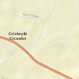 Cristeștii Ciceului Street Map