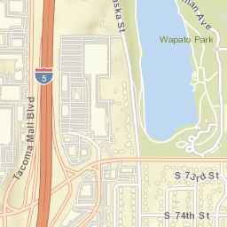 7004 South Alaska Street Tacoma Street Map