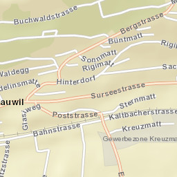 Wauwil Street Map