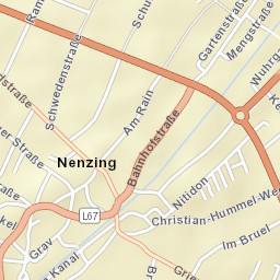 Nenzing Street Map