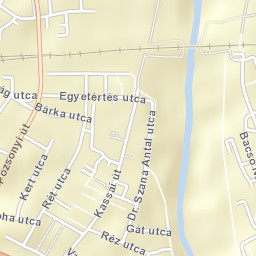Szolnok Street Map