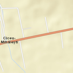 Ciceu-Mihăiești Street Map