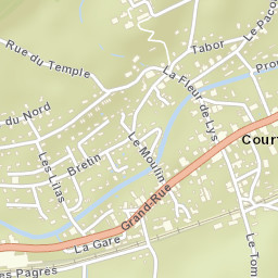 Courtelary Street Map