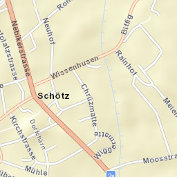 Schötz Street Map