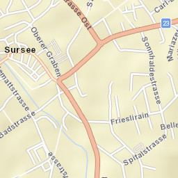 Sursee Street Map