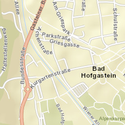 Bad Hofgastein Street Map