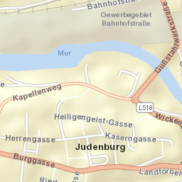 Politischer Bezirk Murtal Street Map