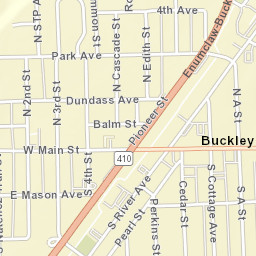 691 Main Street, Buckley, WA 98321, USA Street Map