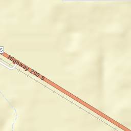 1168-1244 MT-200S Glendive MT Street Map