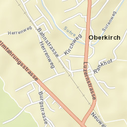 Oberkirch Street Map