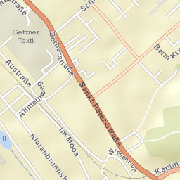 Politischer Bezirk Bludenz Street Map