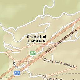 Stanz bei Landeck Street Map