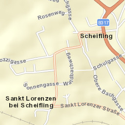 Sankt Lorenzen bei Scheifling Street Map