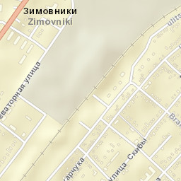 Zimovniki Street Map
