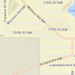 11951-11999 Military Road Southwest Street Map