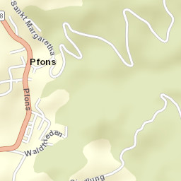Pfons Street Map