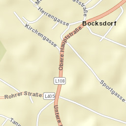 Bocksdorf Street Map