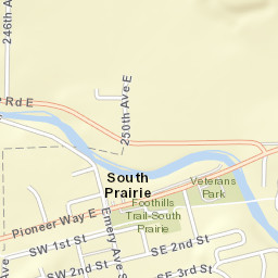 101-199 Southwest 1st Street, South Prairie Street Map