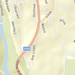 Umhausen Street Map