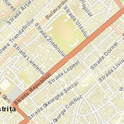 Municipiul Bistriţa Street Map