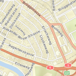 Biel/Bienne District Street Map