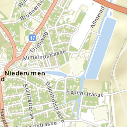 Niederurnen Street Map