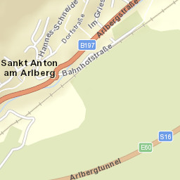 St Anton am Arlberg Street Map