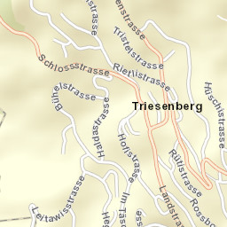 Triesenberg Street Map