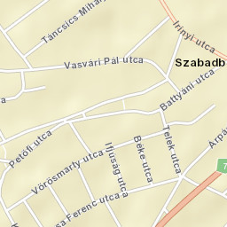 Szabadbattyán Street Map