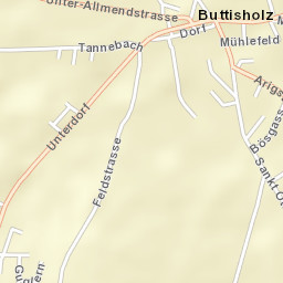 Buttisholz Street Map