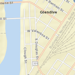 209-299 Merrill Avenue, Glendive, MT 59330 Street Map