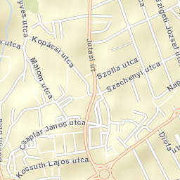 Veszprém Street Map