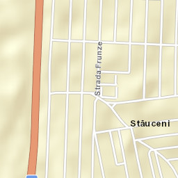 Stăuceni Street Map