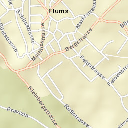 Flums Street Map