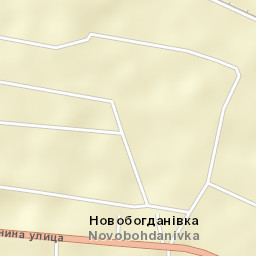 Novobohdanivka Street Map