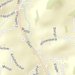 Wyssachen Street Map