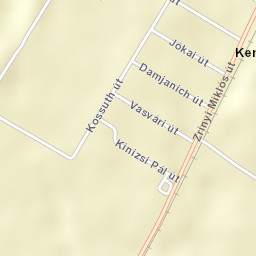 Kengyel Street Map
