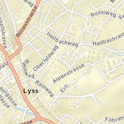 Lyss Street Map