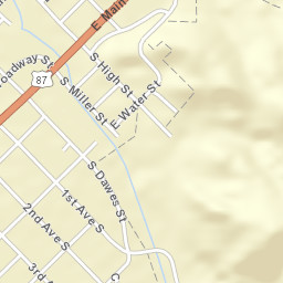 401-407 Miller Street, Lewistown, MT 59457 Street Map