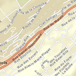 Le Locle Street Map