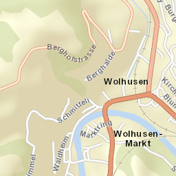 Wolhusen Street Map